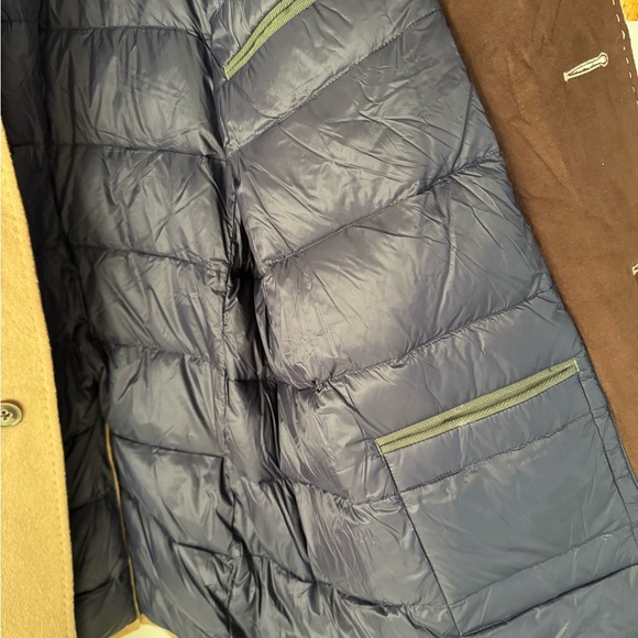 Lauren Ralph Lauren Men's Wool Blend Down/Feather Camel Coat - Picture 11 of 16